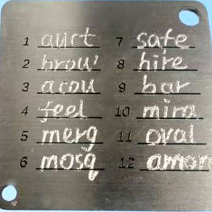 Plaques en titane pour cartes de visite Crypto Seed, grade GR2, haute résistance, légères, 99,95 % Ti, pour la découpe de plaques de mots mnémoniques - Product Image 3