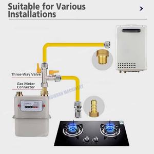 Pas cher prix 304 acier inoxydable Ss soudé ondulé Flexible tuyau de gaz en métal pour l'eau de gaz - Product Image 3