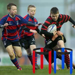 Ceintures de football américain multi-pièces personnalisées avec fermeture à boucle ou à pression en caoutchouc - Product Image 6