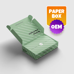Caja de correo de papel de embalaje OEM Skincare de primera calidad con tamaño personalizado y marca disponible - Product Image 2