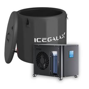 Icegalax miễn phí-đứng Inflatable dành cho người lớn Băng bồn tắm có thể gập lại bồn tắm xách tay lạnh Plunge thả khâu chất liệu cho người lớn Spa - Product Image 1