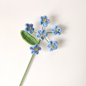 Fiori artificiali margherita prodotto finito Bouquet di fiori artificiali da sposa a maglia - Product Image 4