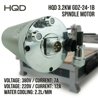 Moteur de broche CNC JLE HQD 3,2 kW : Moteur de broche CNC économique pour routeur DIY et moteur de broche pour tour