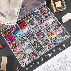 Présentoir de rangement transparent à 3 tiroirs pour 72 grilles de rangement pour capsules d'acrylique, idéal pour la présentation en gros - Product Image 1