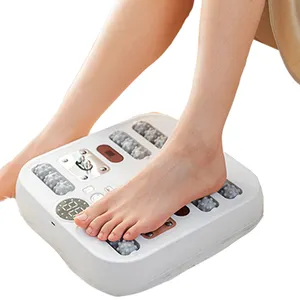 Orta yaşlı ve yaşlı için yüksek kaliteli dolaşım elektrik EMS TENS ayak masajı