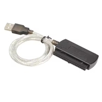60cm marrón USB 2,0 a IDE SATA 2,5 "Disco Duro HDD SSD 480 Mb/s Adaptador convertidor de interfaz de datos Cable Sata