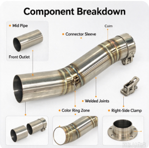 ท่อไอเสียรถมอเตอร์ไซค์ V8 สำหรับ JOG V8 DIO BWS <span class=keywords><strong>ZX</strong></span> DIO90 RR DIO 26AA <span class=keywords><strong>ZX</strong></span> 26AA คุณภาพมาตรฐานยุโรป แบบดัดแปลงสำหรับรถแข่ง ระบบไอเสียแบบเต็มรูปแบบ - Product Image 3