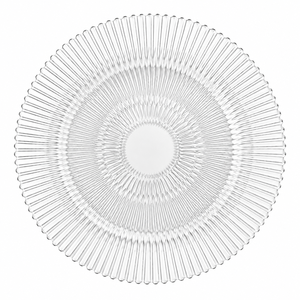 Sottopiatti in Vetro Trasparente all'Ingrosso per Matrimoni e Decorazioni - Product Image 6
