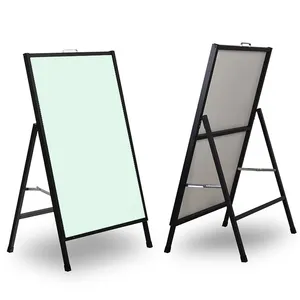 JH-Mech 24x36 Zoll Sandwich Board Bürgersteig Zeichen Poster Stand Hoch leistungs werbung Poster Display Ein Rahmen Zeichen Display Stand