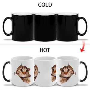 Factory Wholesale Ceramic Mug Sublimation 11oz Mug Color Changing Magic Mugs Custom Sublimation Cup with Custom Logo - Product Image 2