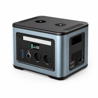 Stasiun Daya Portabel 1728Wh 2000W Generator Tenaga Surya 540000mAh LiFePO4 AC DC USB-C 15W Nirkabel LCD untuk Berkemah Cadangan Rumah