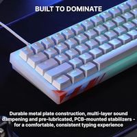 Clavier de jeu filaire magnétique compact OEM ODM K5 Pro TMR avec interrupteurs en cristal personnalisables, HotSwap, déclenchement rapide, SnapKey, atténuation du son
