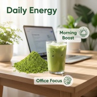 Poudre de matcha de qualité culinaire en vrac pour smoothies, pâtisseries et glaces |   Usine directe OEM BRC HACCP