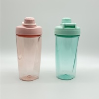 Gourde de sport personnalisée avec logo, sans BPA, durable et anti-fuite, avec boule mélangeuse, idéale pour le sport et la gym – Vente directe usine