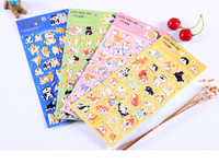 Autocollants 3D gonflés Shanle pour enfants, autocollants en mousse à bulles mignons Shiba Inu, autocollants de récompense chien de dessin animé pour enfants en vrac