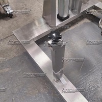 SIPUXIN Nouvelle machine homogénéisatrice pneumatique à cisaillement élevé à haute efficacité en acier inoxydable 304/316 semi-automatique pour l'industrie cosmétique