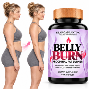 Cápsulas de Suplemento Dietético Belly Burn con Té Verde, L-Carnitina y Vitaminas para el Metabolismo y la Forma Corporal - Product Image 1