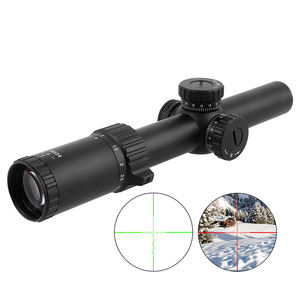 Promotion : Lunette <span class=keywords><strong>de</strong></span> tir tactique 1-6x24 <span class=keywords><strong>à</strong></span> deuxième plan focale, illumination rouge/verte 30 mm, étanche, antichoc, en aluminium aérospatial - Product Image 1