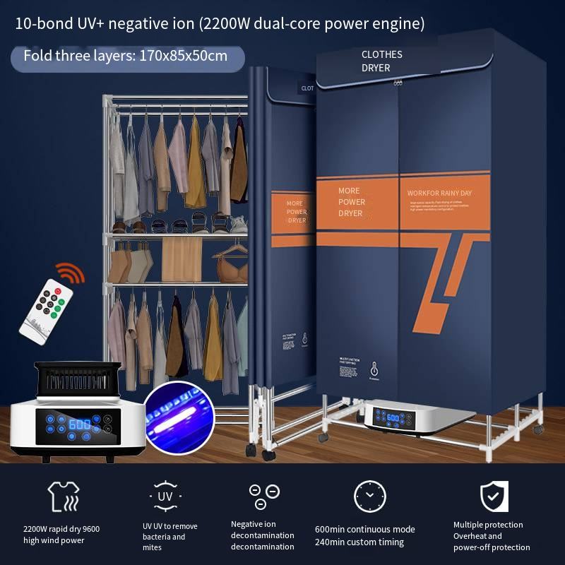 Blue 10 keys fold to enlarge three layers