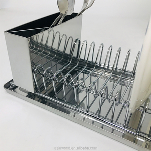 Small Chrome Wire Dish <strong>Rack</strong> for Kitchenware <strong>Kitchen</strong> Dish <strong>Racks</strong> with <strong>SS</strong> Trays - Product Image 4