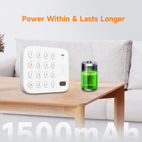 Sistem Alarm Keypad Nirkabel Portabel Staniot K300 433MHz LoRa Panel Anti Maling Fungsi Bel Pintu Deteksi 500M Aplikasi Remote
