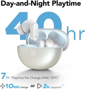 Zinc Alloy Semi-In-Ear TWS Earbuds with Noise Cancelling Digital Display for 5.4 IPX4 Waterproof <b>Microphone</b> for Sports - Product Image 2