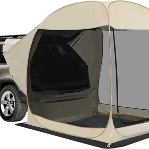 Truck Tent SUV Car Tent Pop Up Camping Outdoor Travel Screen House Room Shelter