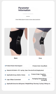 Exosquelette de soutien du genou réglable pour hommes et femmes, adapté à l'alpinisme, au <span class=keywords><strong>ski</strong></span> et aux sports à fort impact - Product Image 6