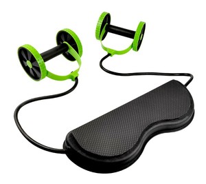 Équipement de gymnastique à domicile Double <span class=keywords><strong>Roue</strong></span> Entraîneur musculaire abdominal Exercice Dispositif de rallye multifonctionnel <span class=keywords><strong>Roue</strong></span> AB - Product Image 3