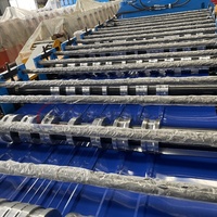 Máquina Automática de Alta Eficiencia para Fabricar Tejas Metálicas de Acero Galvanizado 840 900 850 1050, Máquina de Perfilado de Doble Capa