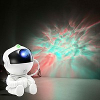 Nouveau projecteur mini-galaxie 2026, veilleuse ciel étoilé astronaute assis, projecteur USB portable pour chambre à coucher, salle de jeux, décoration, cadeau