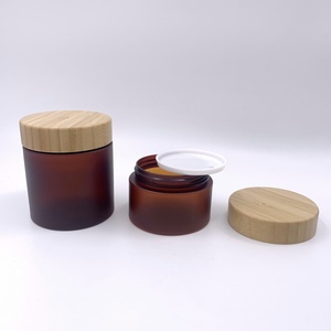 Emballage cosmétique écologique, beurre corporel 50g 80g 100g 8oz, matériau PET PP, crème pour le corps, pot en plastique avec couvercle - Product Image 3