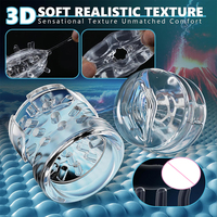 3-in-1 Vibrierender Elektrischer Masturbator mit 5 Stoß- und Rotationsmodi, USB-Aufladbar, Realistisches Gefühl für Männliche Erwachsenen-Masturbation