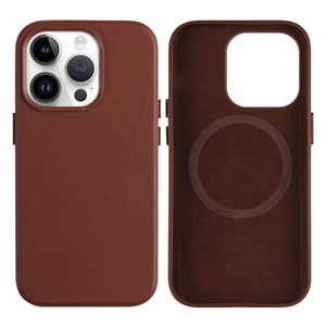 Ốp điện thoại da chính hãng cho iPhone 15 14 13 Pro, có ví da từ tính, vỏ điện thoại nam châm - Product Image 2