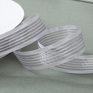 Ruban en organza rayé élégant de 2,5 cm de large pour emballage cadeau, 100 yards/rouleau – Offre Spéciale - Product Image 4