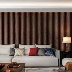 Bois plastique composite Lambrin Paneles De <span class=keywords><strong>Pvc</strong></span> Revêtement Panneau mural cannelé <span class=keywords><strong>Plaque</strong></span> Wpc Panneau mural intérieur - Product Image 3