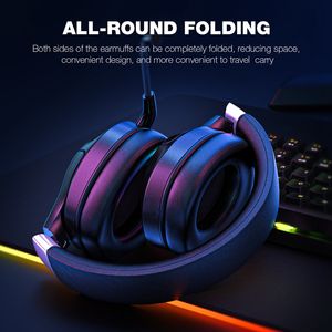 Auriculares con cable <span class=keywords><strong>Onikuma</strong></span> K15 para juegos, cascos portátiles con micrófono de 3,5mm y luz LED, superventas - Product Image 5