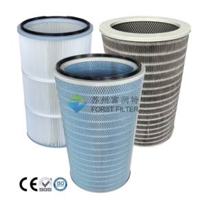 प्रतिस्थापन औद्योगिक वायु फ़िल्टर धूल फ्यूम धुंध कलेक्टर ओवल फिल्टर कारतूस - Product Image 2