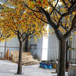 شجرة زهر الكرز الاصطناعي أشجار الكرز البرتقال شجرة زهر الكرز الديكور الحدث - Product Image 2