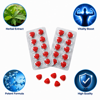 Fabricants OEM Personnalisent des Compléments Alimentaires à Base de Plantes pour Hommes, Marque Privée, Longue Durée d'Action, Comprimés 100mg