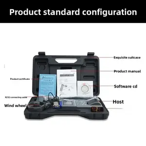 Vendas quentes AZ9871 Impresso Velocidade do Vento e Volume <span class=keywords><strong>Recorder</strong></span> Industrial Vento Velocidade Tester Anemômetro Ambiental - Product Image 2