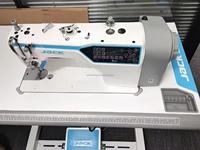Machine à coudre industrielle à point droit entièrement automatique à entraînement direct à aiguille simple Jack A4B-A-C
