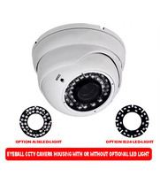 YUNTUO Metal montado en el techo Hemisférico Zoom Focus cámara de seguridad carcasa globo ocular cúpula carcasa accesorios de vigilancia