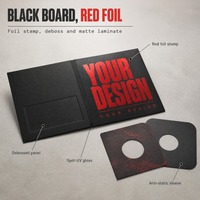 Emballage personnalisé pour disques vinyles, pochette imprimée pour LP, couverture de disque à rabat, impression de couverture d'album pour les labels de disques et les magasins de musique