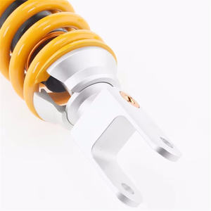 265MM ressort 10MM moto Air amortisseurs jaune pour Yamaha VIX ION R 155 YZF R15 CBT125 - Product Image 4