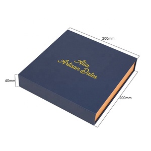 Bán sỉ biểu tượng tùy chỉnh Hộp sô cô la cứng nhắc giấy các tông từ hộp quà tặng với ngăn cho Handmade thực phẩm sô cô la - Product Image 6