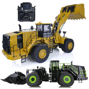 Katolite K988-100S logam penuh hidrolik bulldoser 1/14 Brushless Hydrualics roda konstruksi Loader - Product Image 3