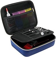Étui de voyage rigide en EVA personnalisé pour tondeuses à cheveux, accessoires de coupe, organiseur de tondeuses, rangement, protection de rasoir, kits de toilettage