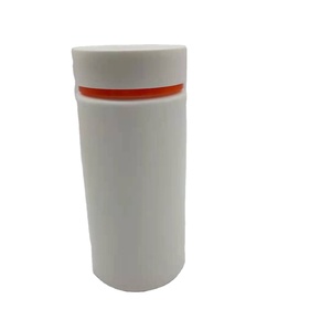 Wholesale Cylindrical 200cc HDPE plastic pill bottle Vitamin C bottle child proof jar