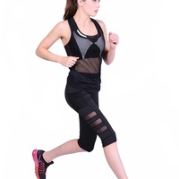 Leggings de Yoga Capri en Spandex à haute Compression pour femmes, avec poche extérieur, nouvelle mode,